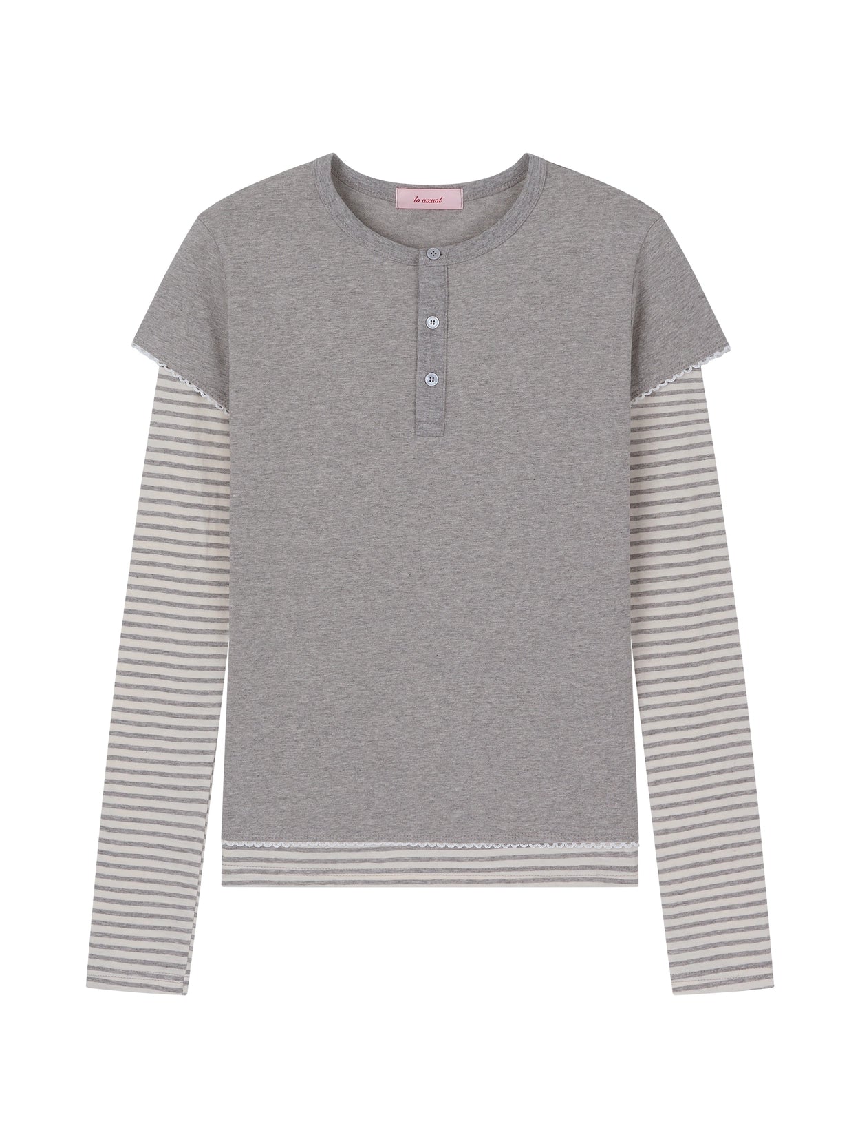lo-axual-fw-25-lace-trimming-layerd-long-sleeve-melange-grey-melange-grey-s