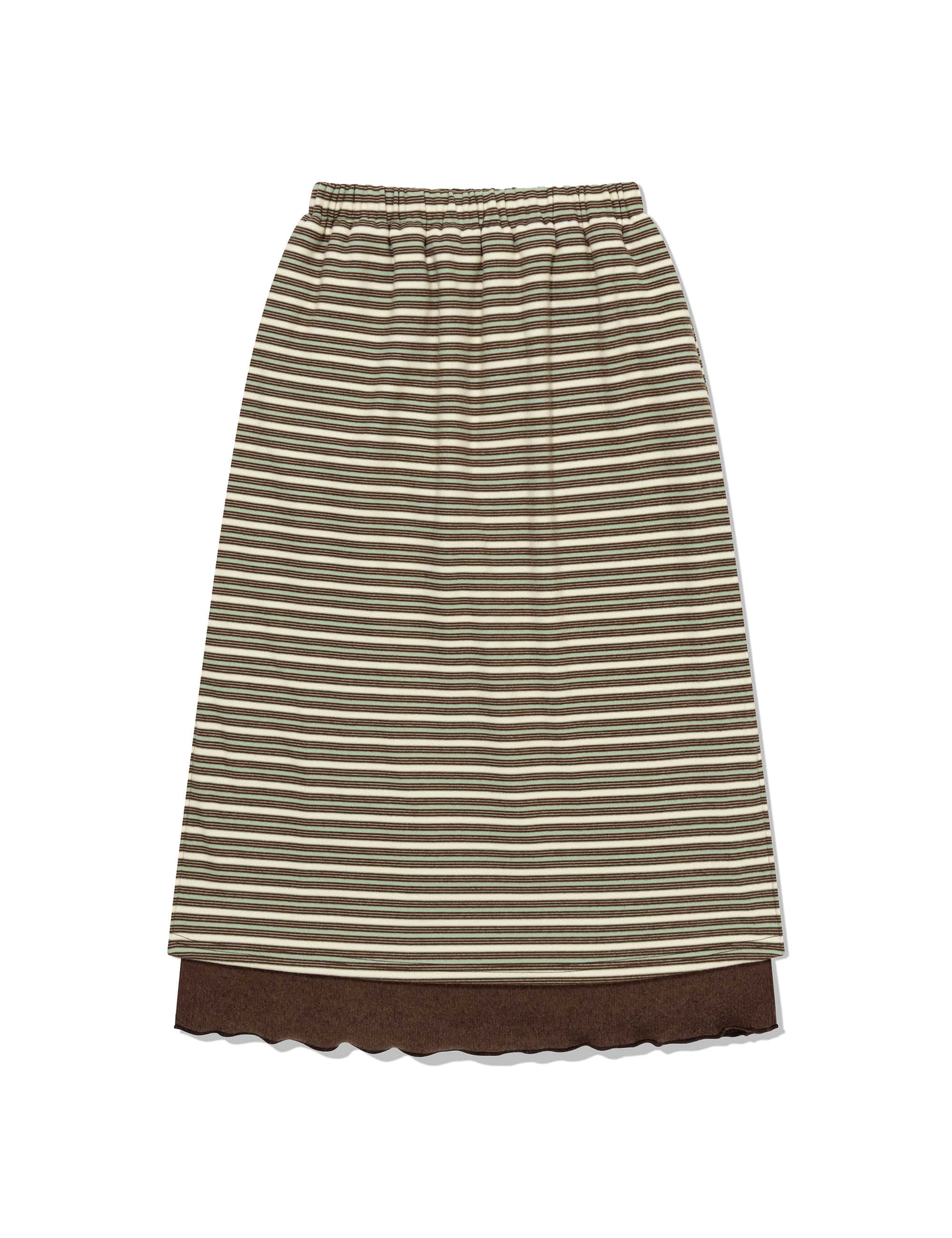 ugly-shadow-fw-25-striped-layered-skirt-brown-brown-s
