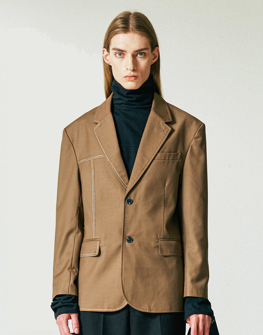 ssy-fw-26-half-stitch-blazer-brown-brown-s