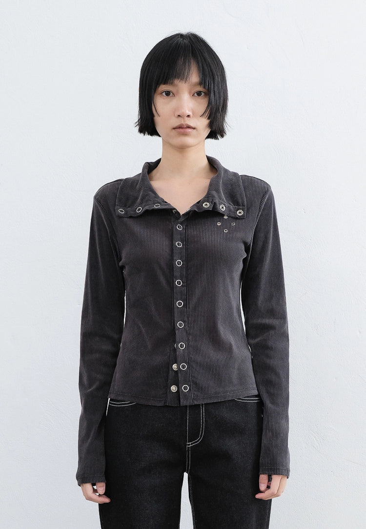 sealot-ss-26-two-tone-coduroy-mesh-shirts-charcoal-charcoal-s