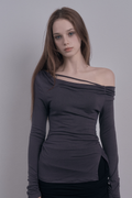 damio-fw-26-draped-strap-long-sleeve-top-charcoal-charcoal-s