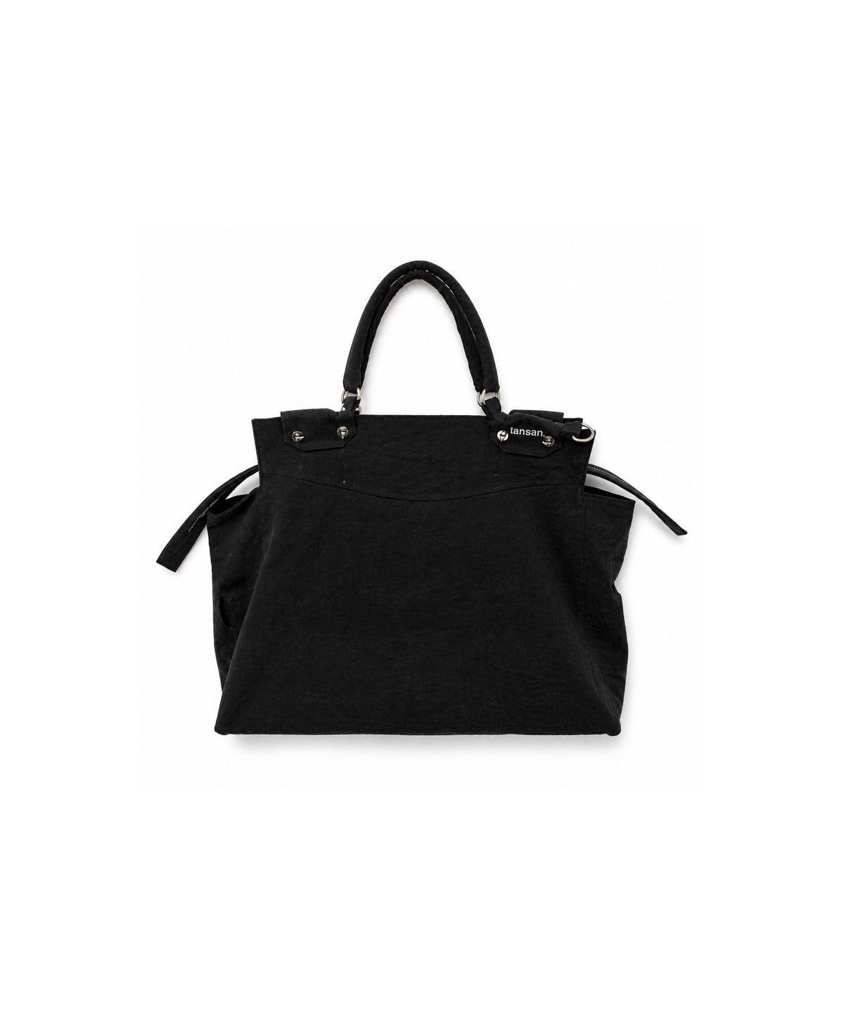 tansanmagnesium-fw-26-ring-detail-big-tote-bag-black-black-s