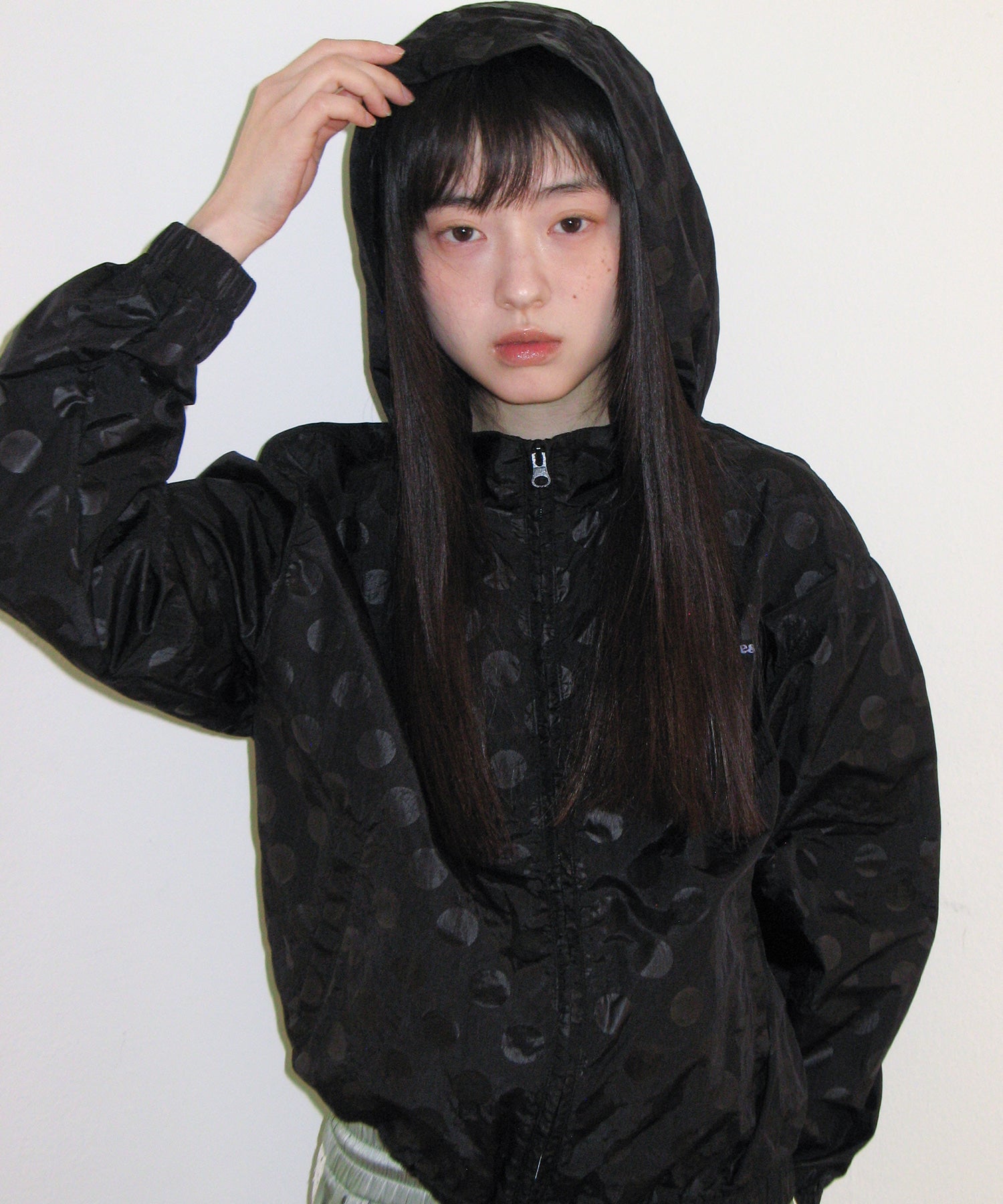 ames-worldwide-ss-26-glossy-dot-windbreaker-black-black-s