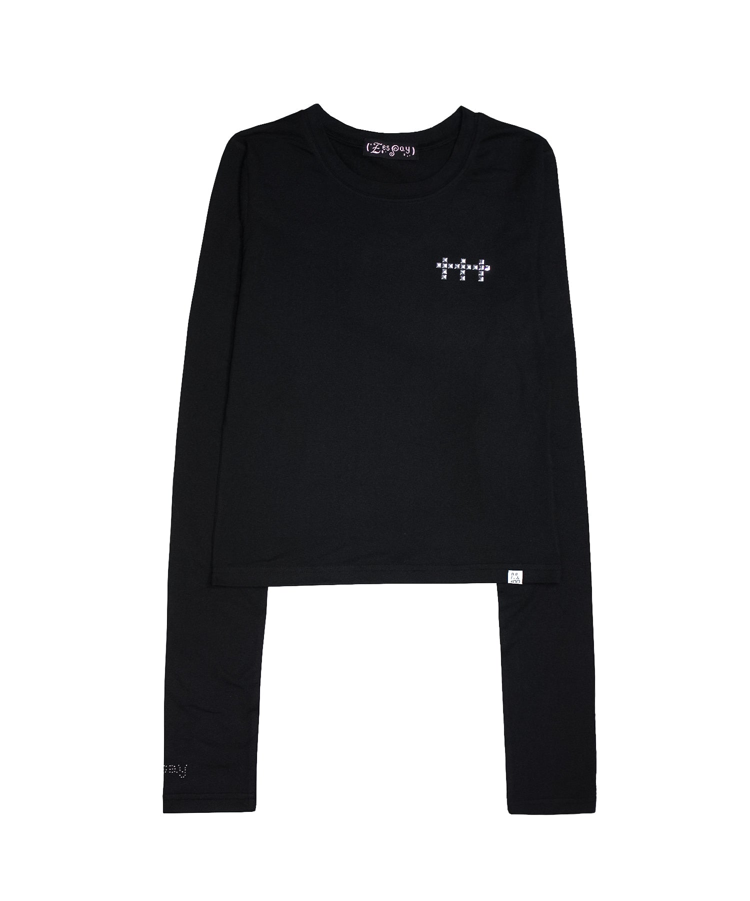 eessay-fw-25-pixel-cross-tee-black-black-s