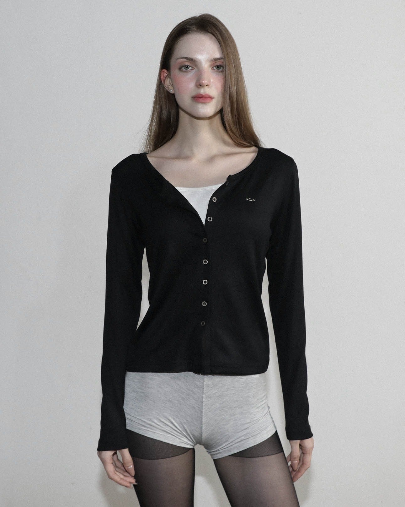 magoren-seoul-ss-26-metal-triclipse-u-neck-cardigan-black-black-s