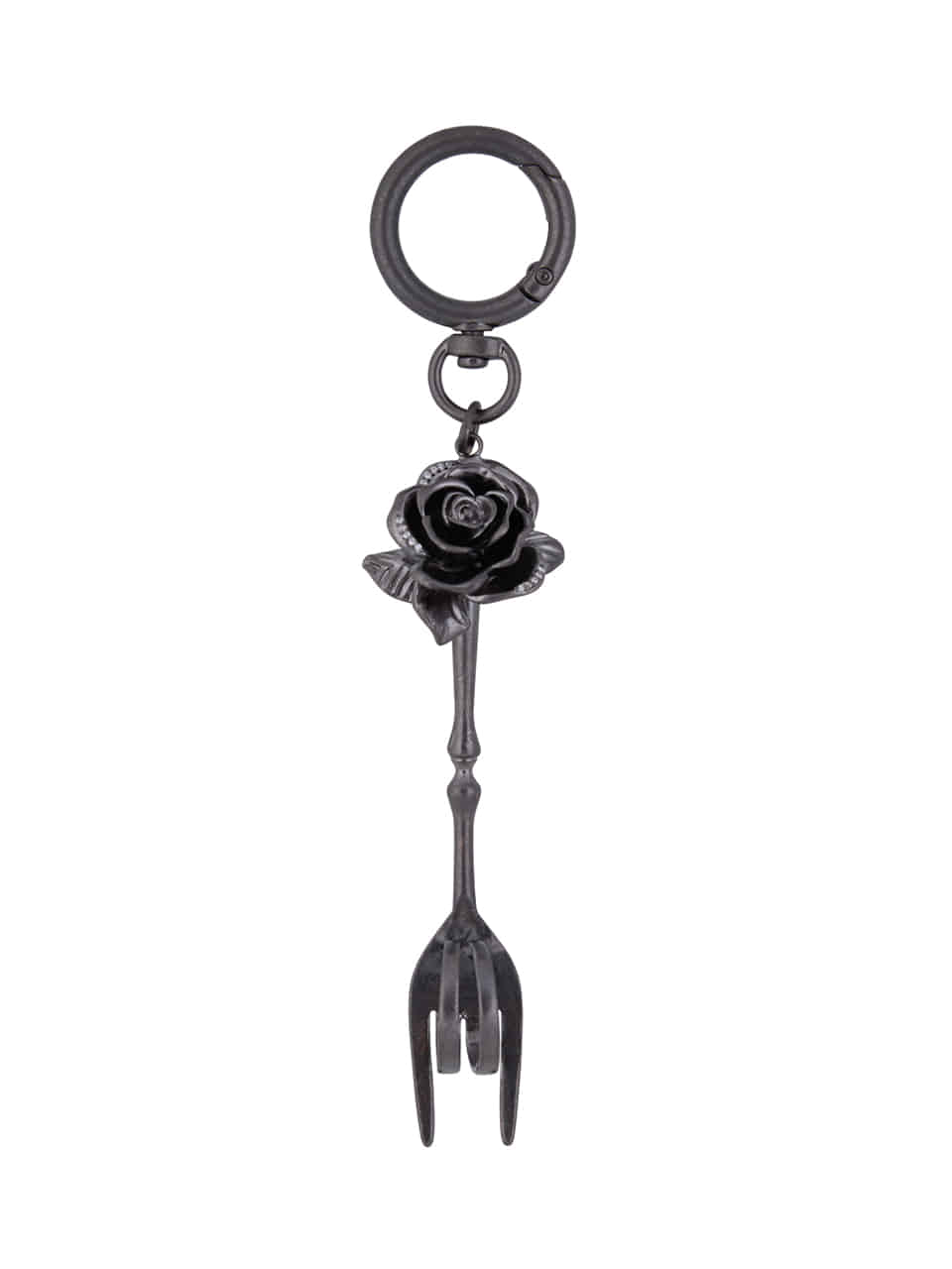 luv-is-true-ss-26-sy-rose-fork-keyring-black-nickel-black-nickel-s