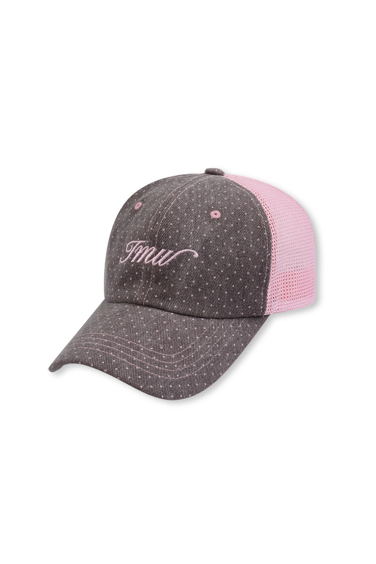 innermuseum-ss-25-cotton-dot-twotone-trucker-cap-(cocoa)