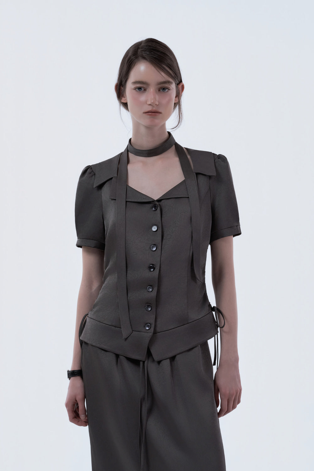 mausoleum-ss-26-sandy-satin-blouse-brown-brown-s