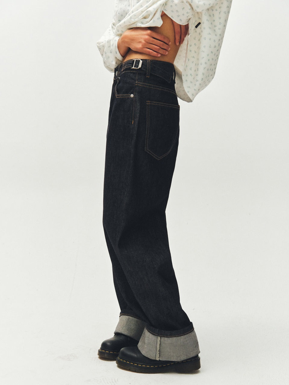 plzproject-fw-25-side-adjust-boyfit-denim-raw-raw-s