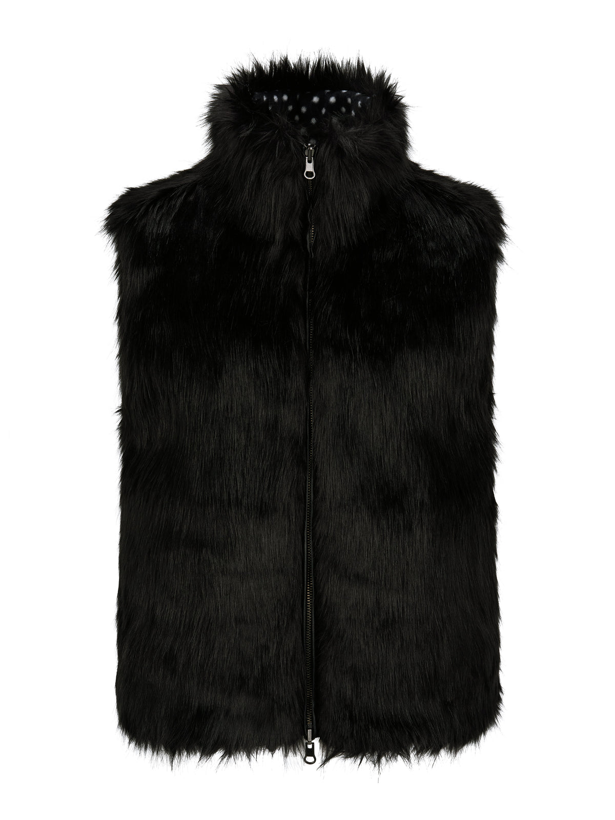 lecyto-fw-26-haze-reversible-dot-fur-vest-black-black-s