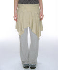 ames-worldwide-ss-26-unbalance-layered-skirt-pants-yellow-yellow-s