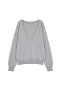 repos-ss-26-essential-deep-v-neck-knit-m-grey-m-grey-s