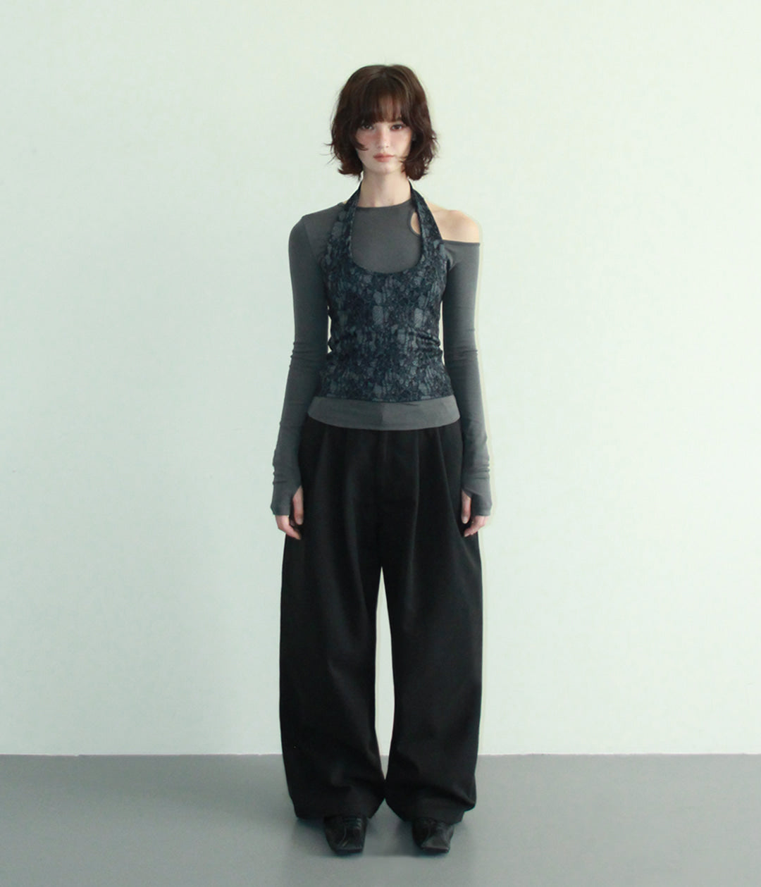hagamos-fw-25-double-belt-pin-tuck-wide-pants-winter-black-winter-black-s