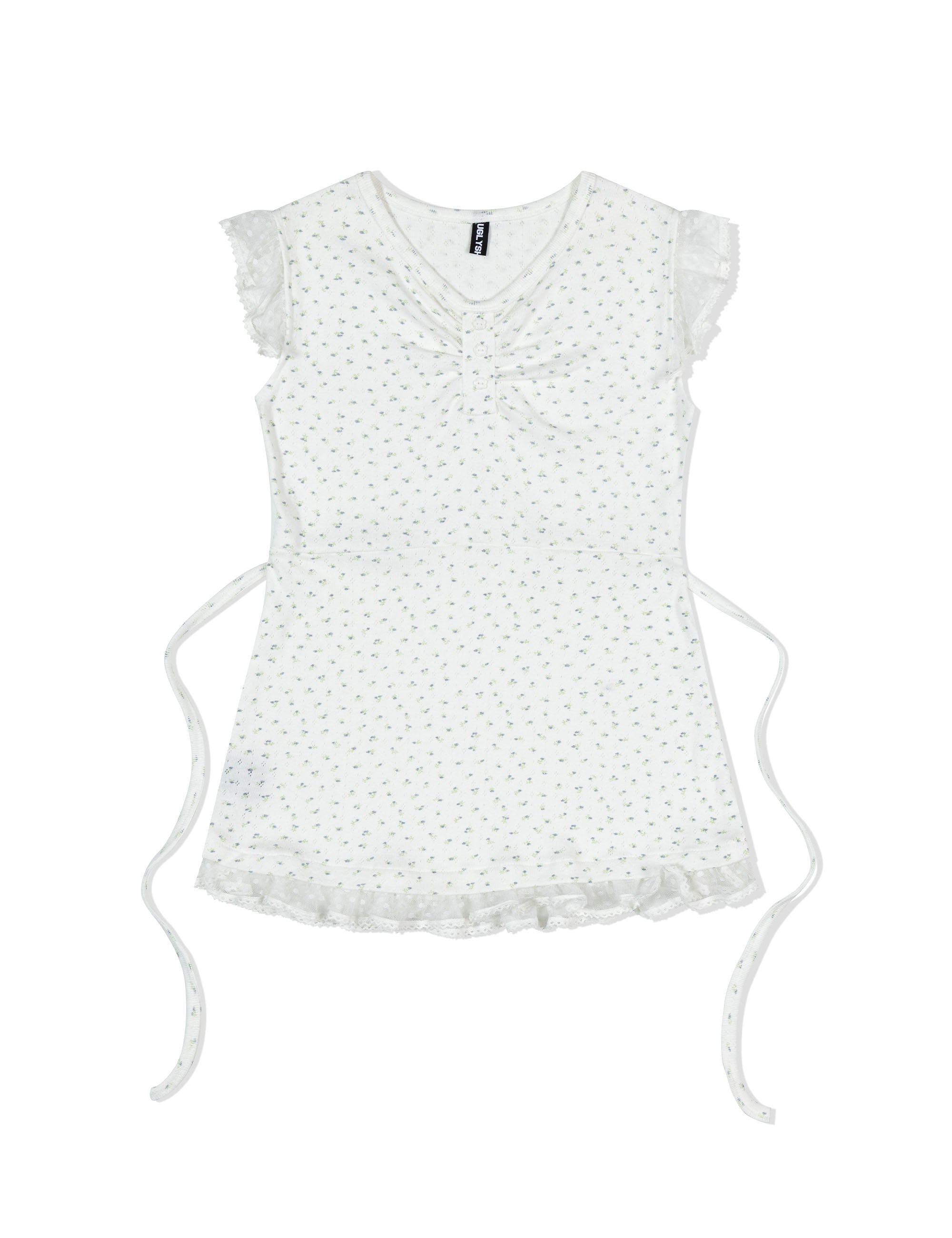 ugly-shadow-ss-25-flower-lace-sleeveless(white)
