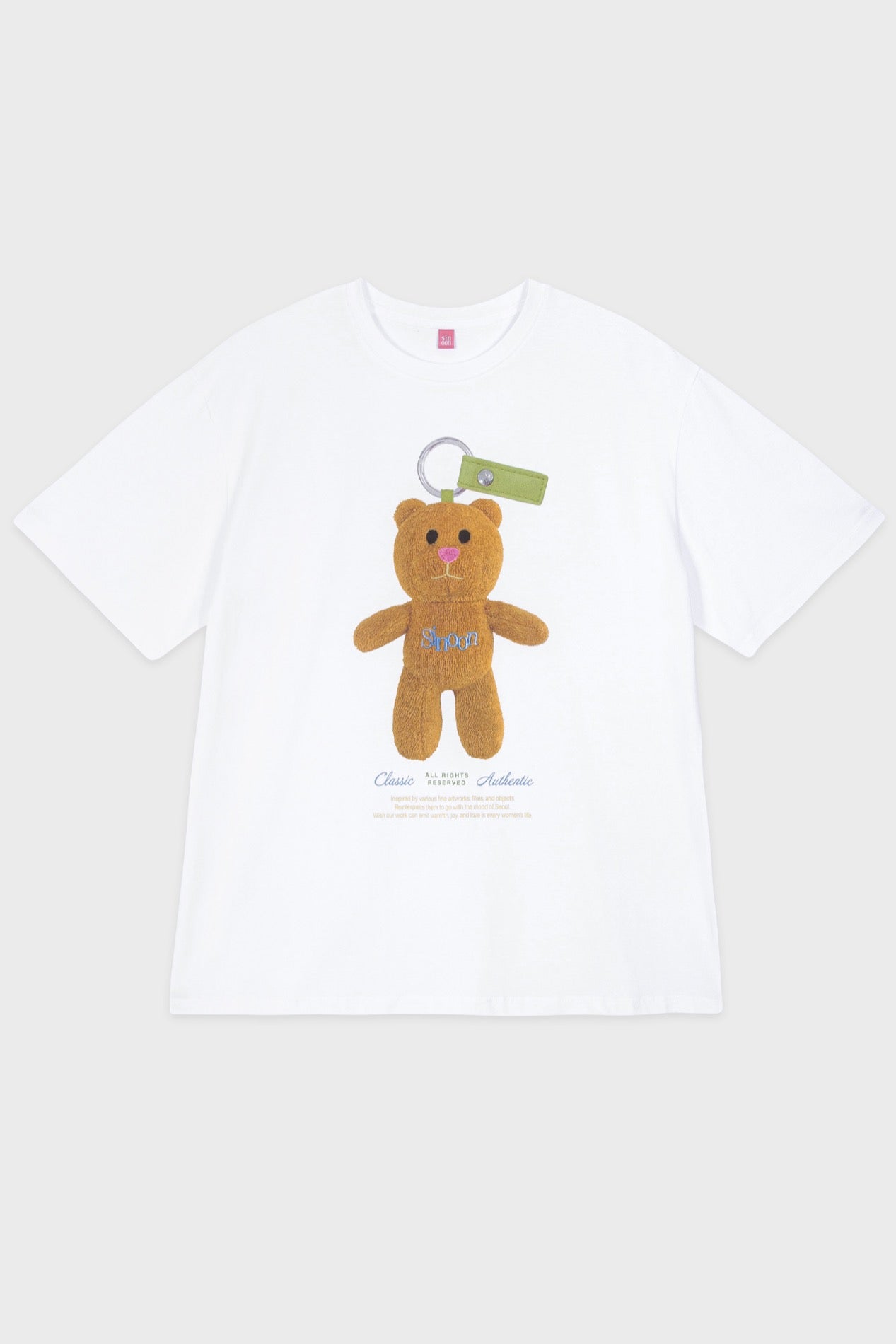 sinoon-ss-25-nooni-bear-keyring-t-shirt-caramel-brown-caramel-brown-s