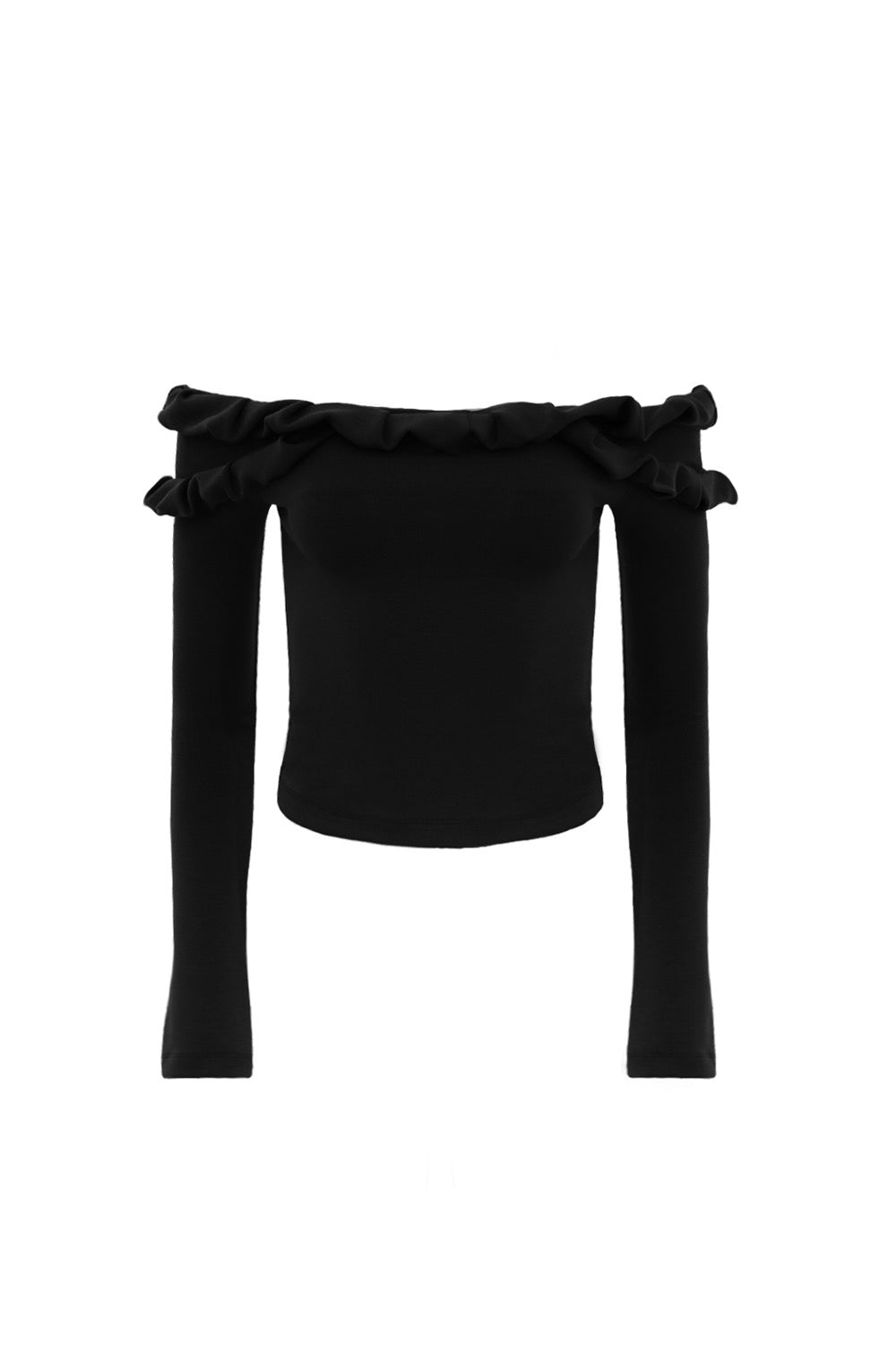 odd-one-out-fw-25-twist-frill-off-shoulder-top-black-black-s