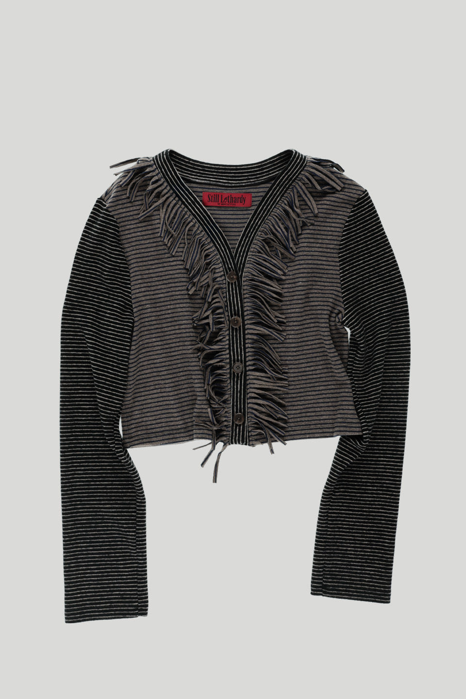 still-lethardy-ss-26-fringe-stripe-cardigan-grey-grey-s