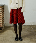 hokuspokus-fw-25-ruby-grid-argyle-skirt-red-red-s