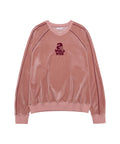 ames-worldwide-fw-25-v-neck-velour-sweatshirt-pink-pink-s