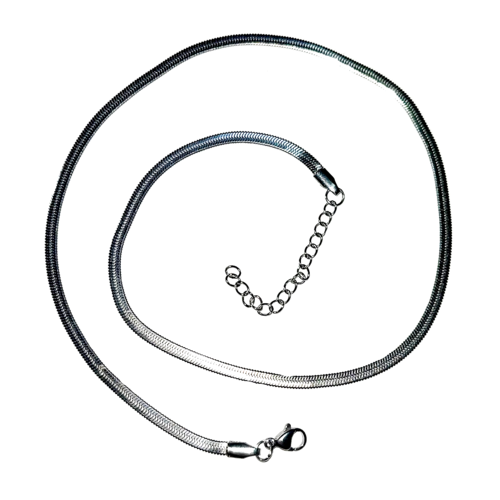 3amgang-seasonless-simple-flat-silver-snake-chain