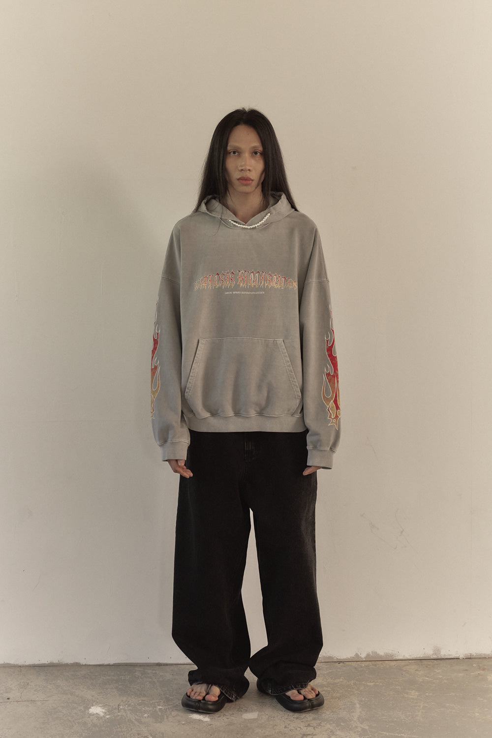 libere-ss-26-flame-beads-hoodie-gray-gray-s