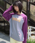 lartigent-fw-26-l27-syndrome-stripe-t-shirt-purple-purple-s
