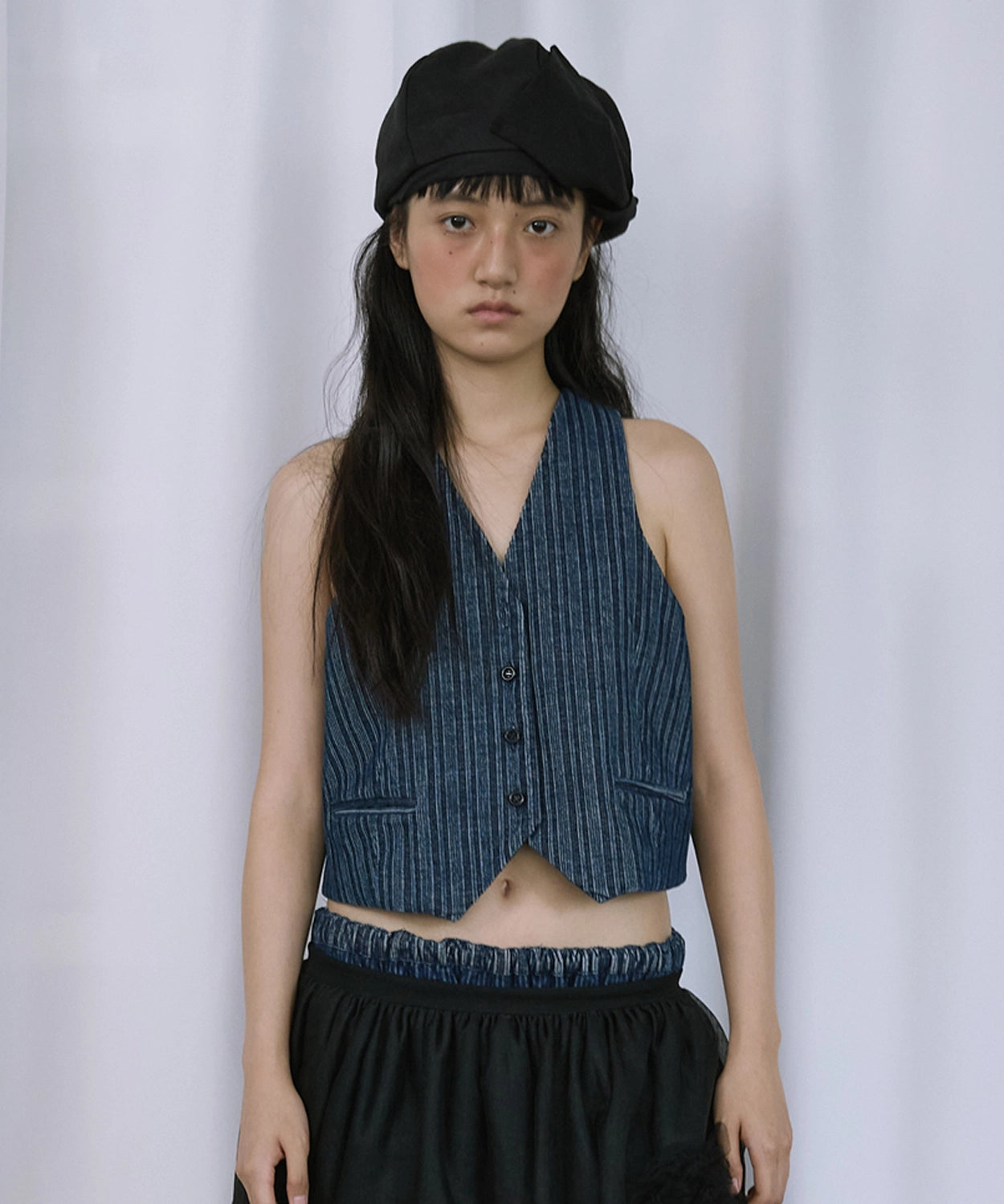 hokuspokus-fw-25-corduroy-denim-vest-indigo-indigo-s