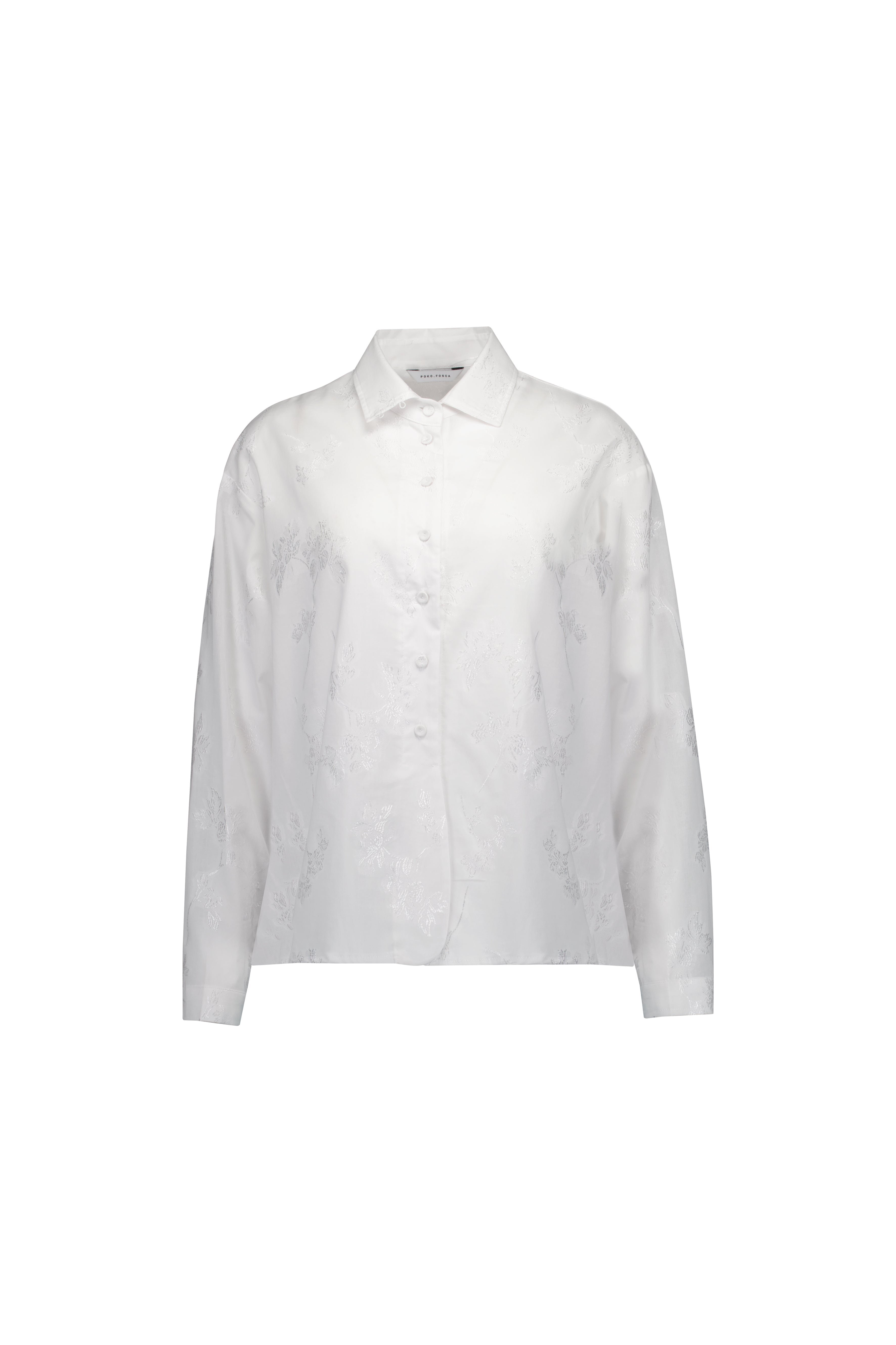pokofosca-ss-25-jacquard-oval-snap-shirt-(white)