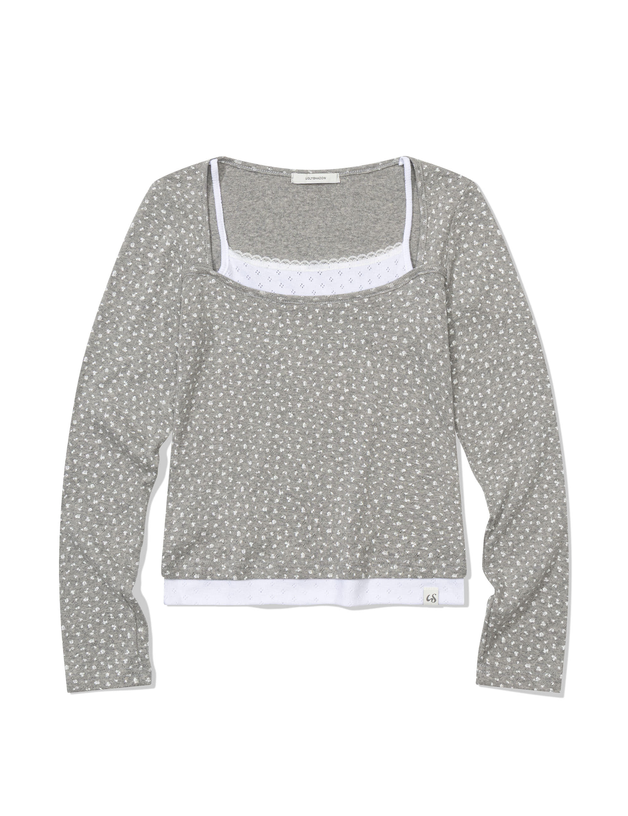 ugly-shadow-fw-25-flower-layered-t-shirt-grey-grey-s