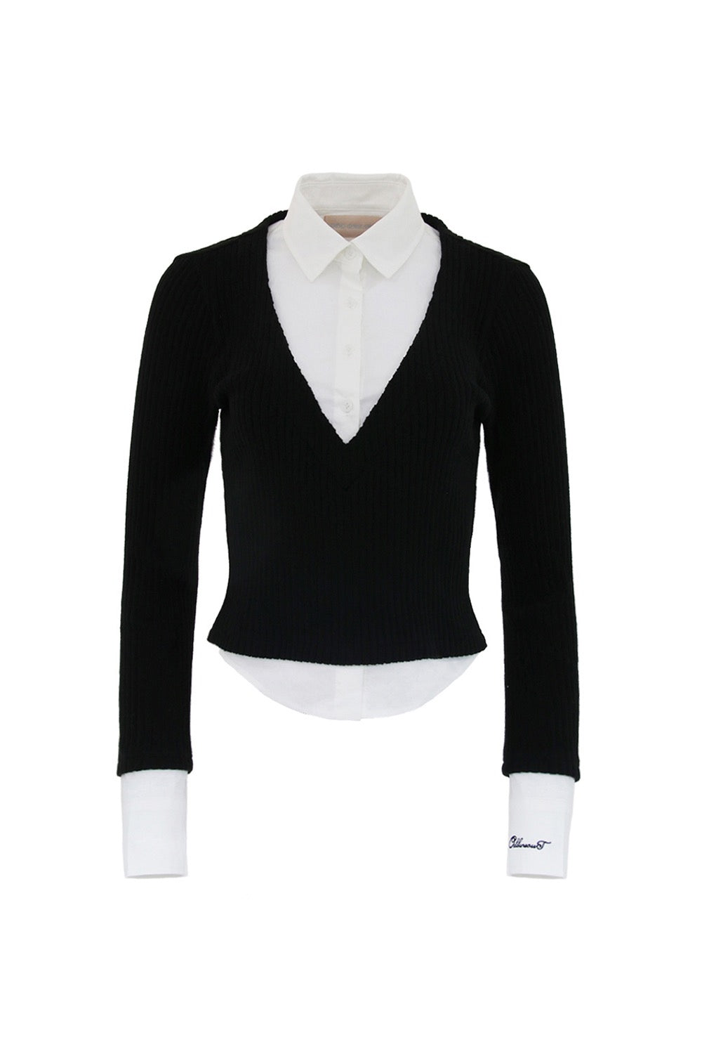 odd-one-out-fw-25-layered-v-neck-knit-shirts-white-black-white-black-s