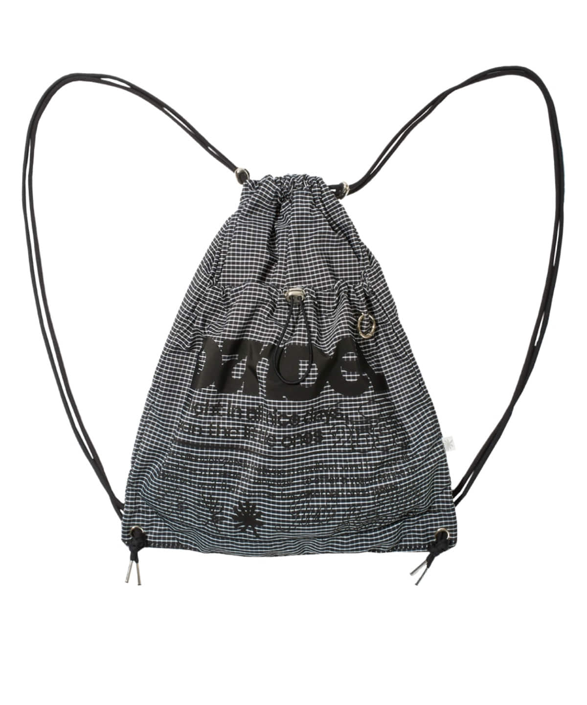 dandel-ss-26-dd-check-symbol-gym-sack-string-bag-chk-black-chk-black-s
