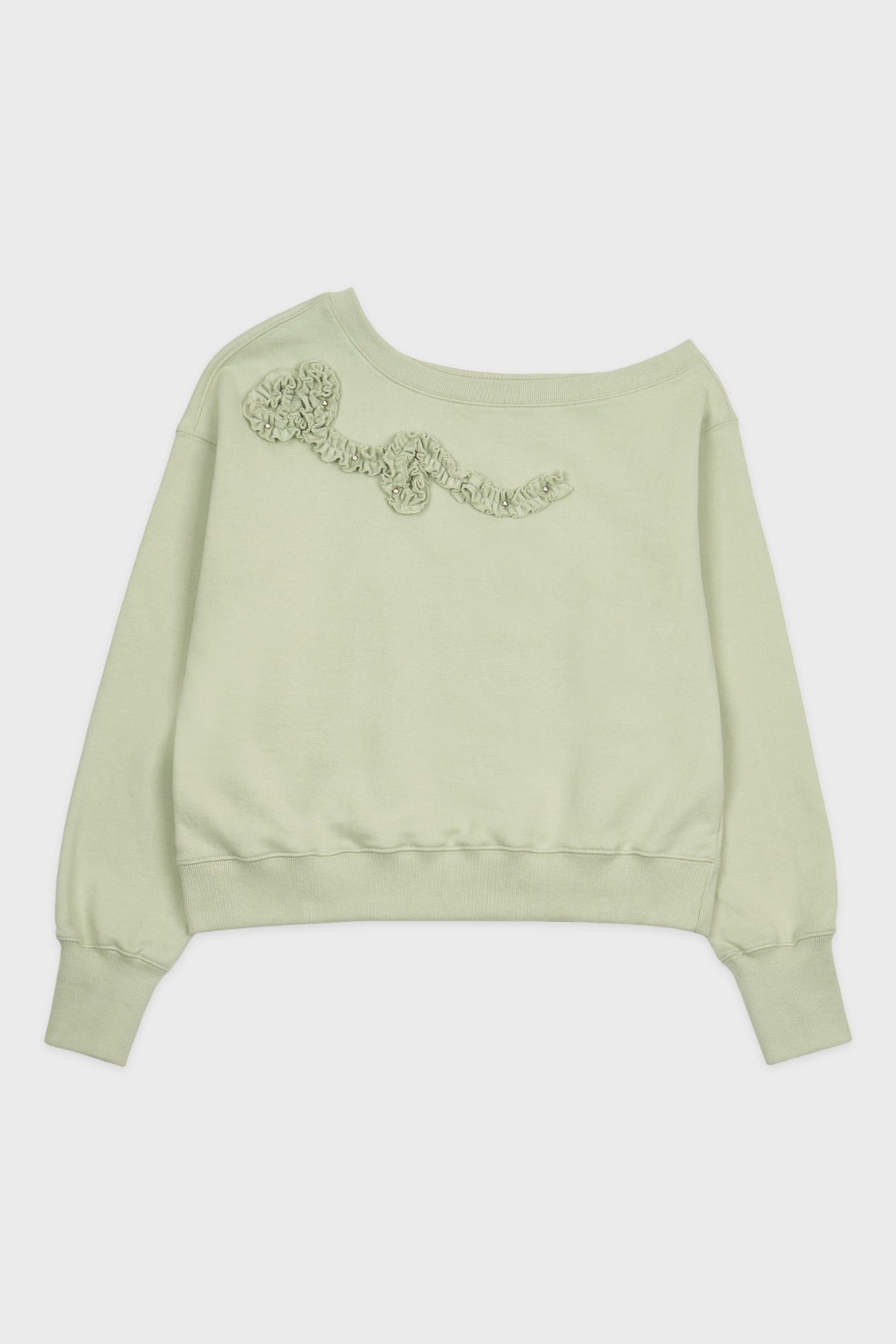 sinoon-ss-26-off-shoulder-frill-sweatshirt-mint-mint-s
