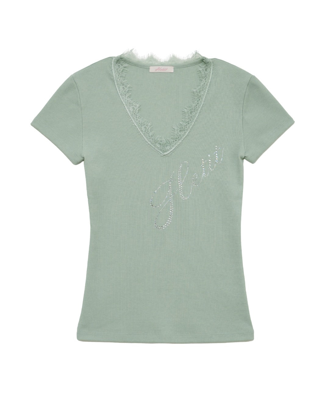hetit-ss-26-lace-logo-short-sleeve-t-shirt-mint-mint-s