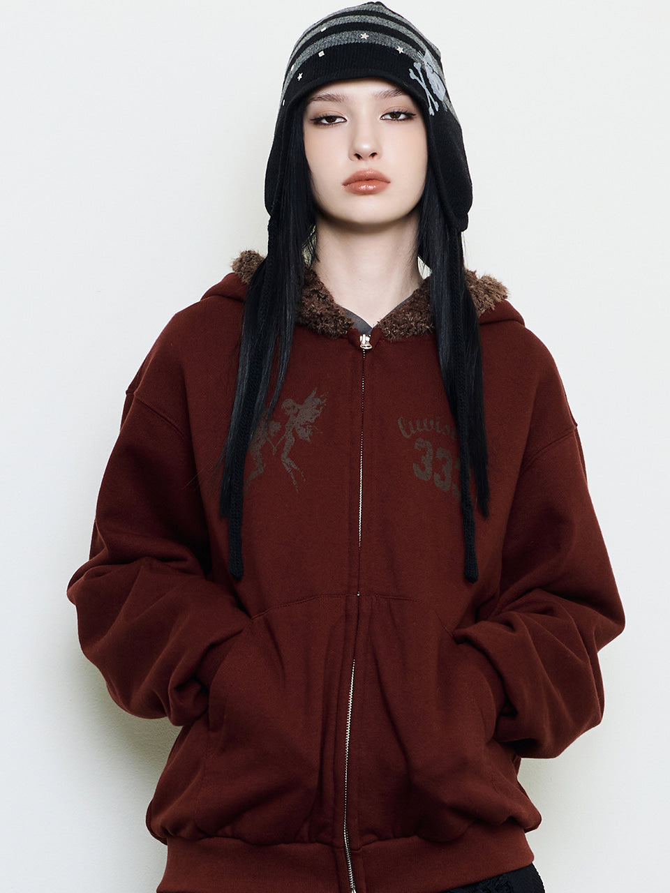 luv-is-true-fw-25-ev-fairy-fur-hood-zip-up-burgundy-burgundy-s