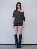 damio-ss-26-off-shoulder-draped-mini-dress-charcoal-charcoal-s