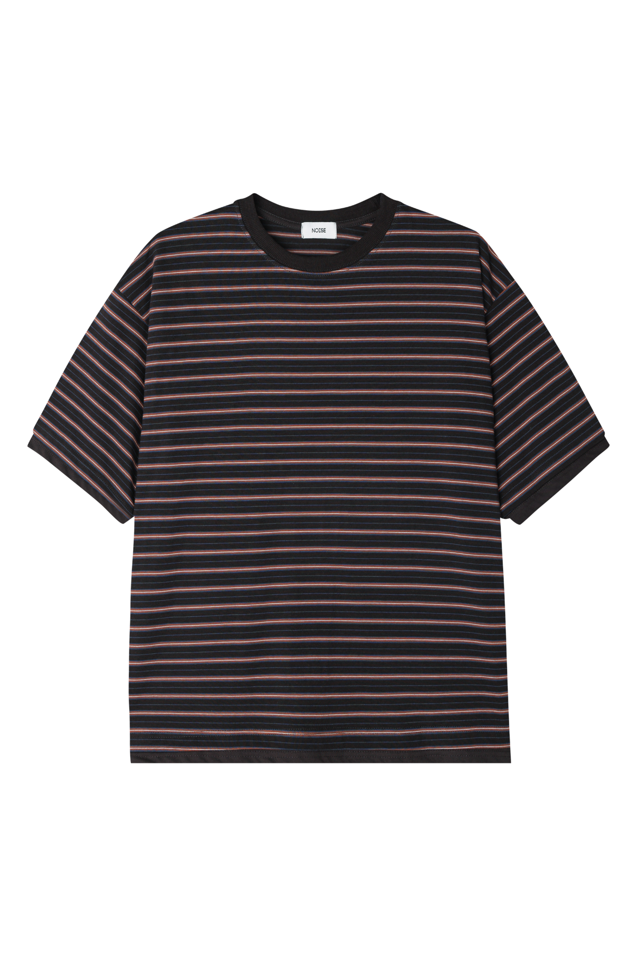 noise-ss-26-roll-up-stripe-short-sleeved-t-shirt-brown-brown-s