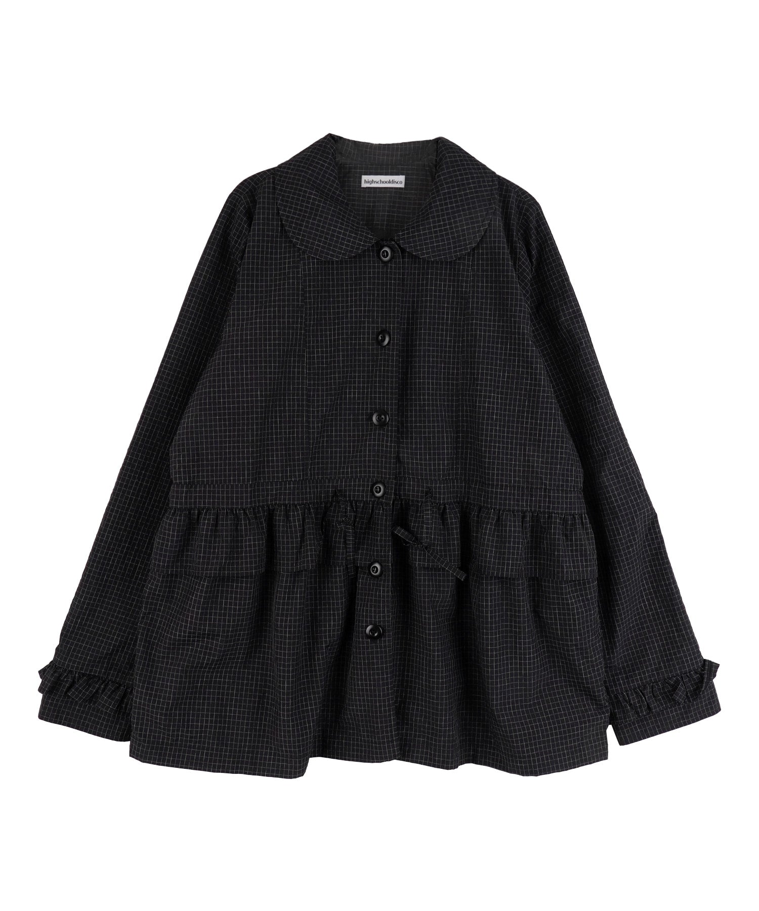high-school-disco-ss-26-ruffle-vintage-jacket-black-s