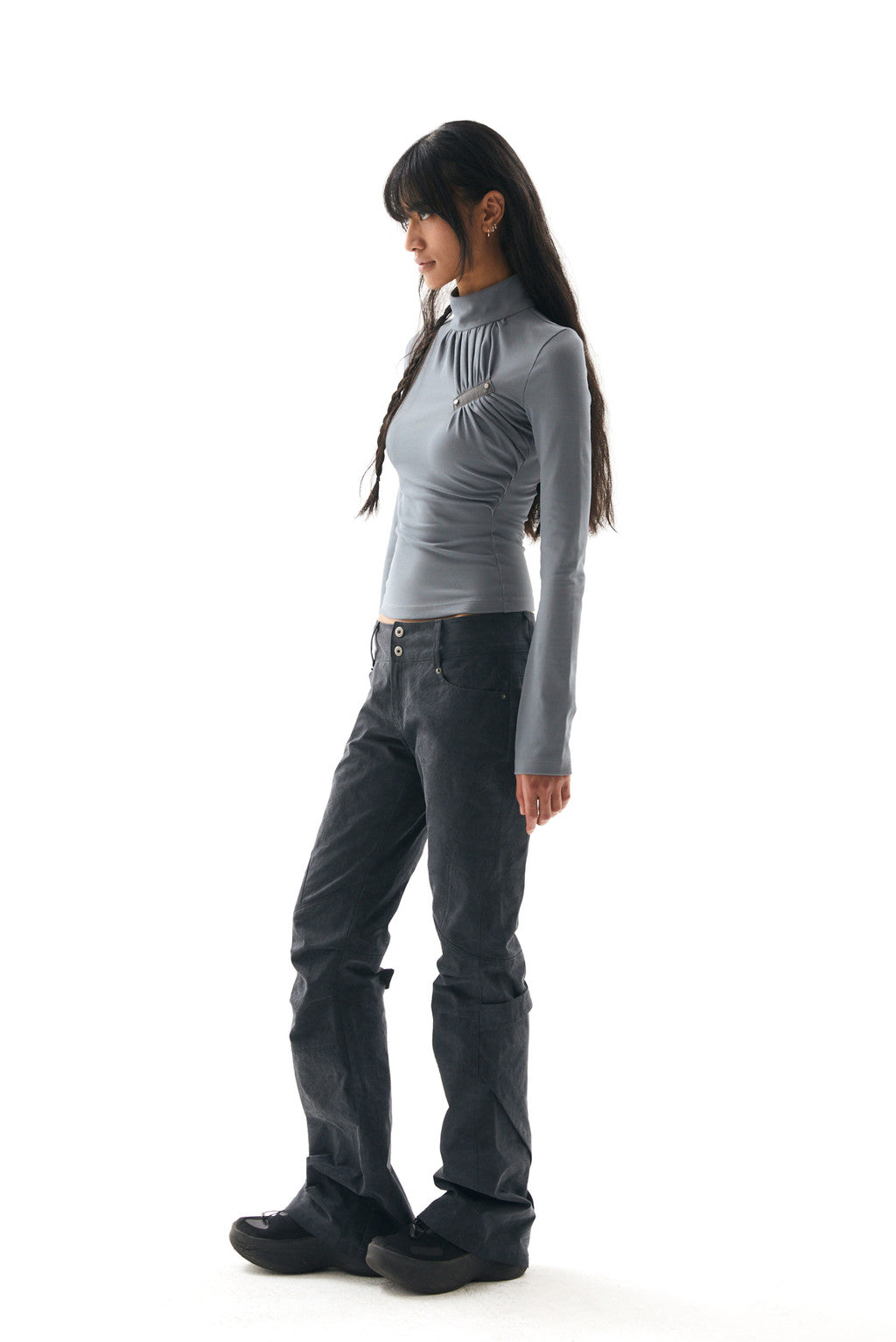 differentis-fw-26-gathered-mesh-top-muted-slate-muted-slate-s