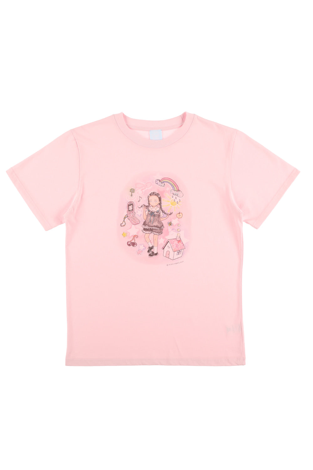 shakiri-ss-25-shakiri-x-namsuru-rainbow-light-t-shirts-pink-pink-s
