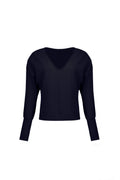 pokos-fosca-ss-26-volume-v-neck-top-navy-navy-s