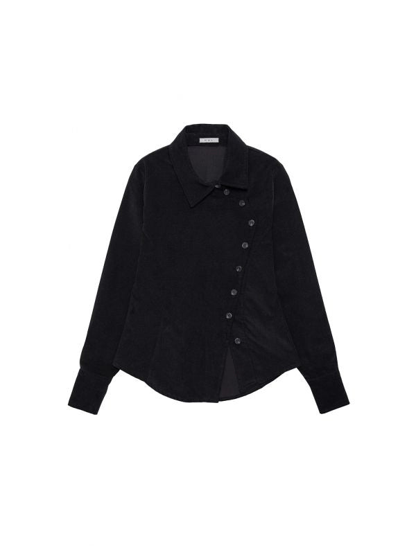 kul-ss-26-side-button-shirts-black-black-s