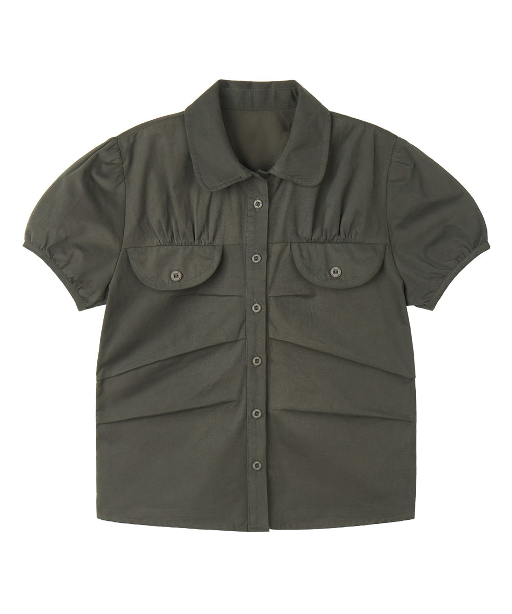 dandel-ss-26-dd-pleats-round-pocket-blouse-charcoal-charcoal-s