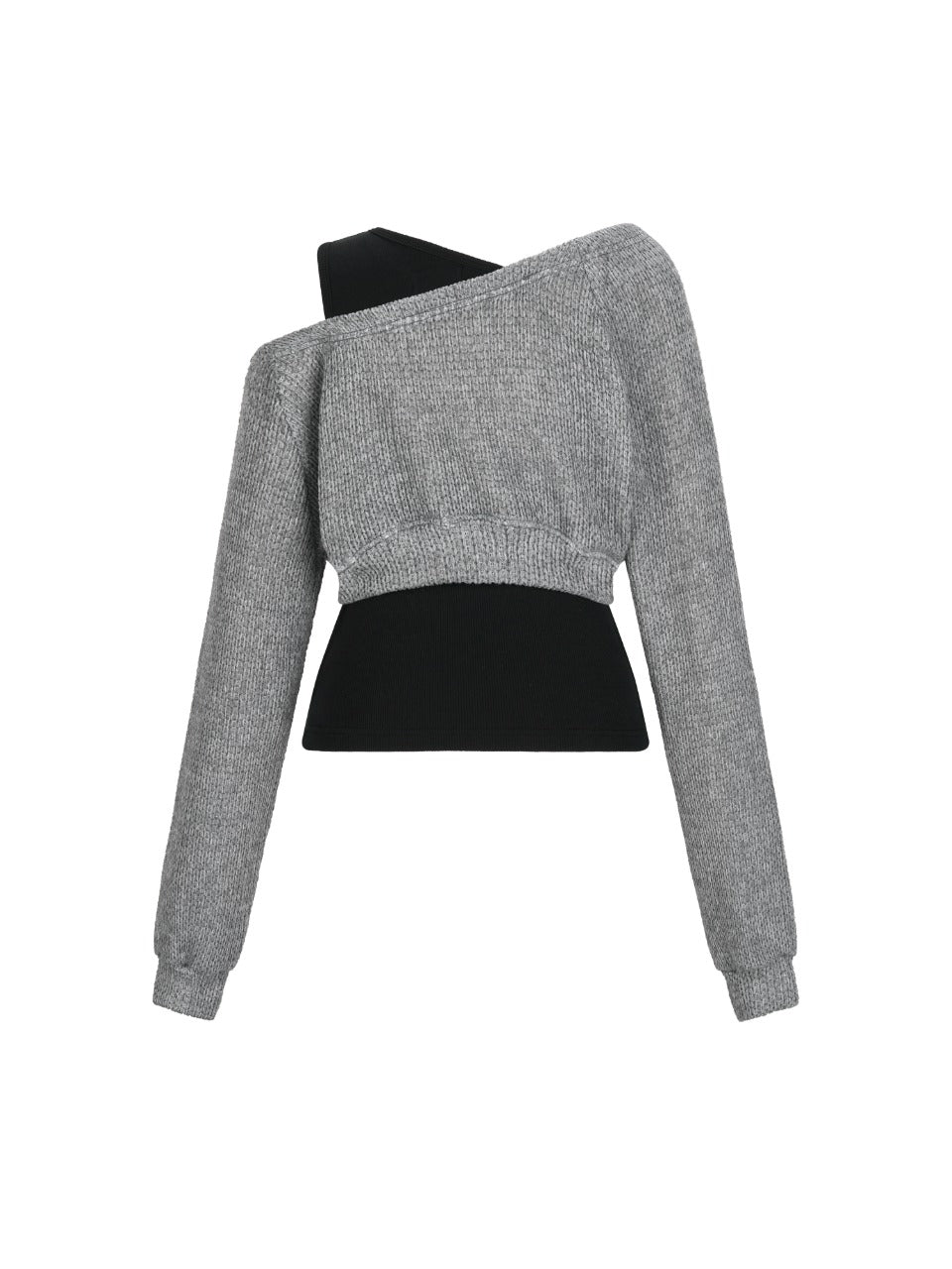 vadefy-fw-26-one-shoulder-asymmetric-layered-knit-long-sleeve-t-shirt-gray-gray-s