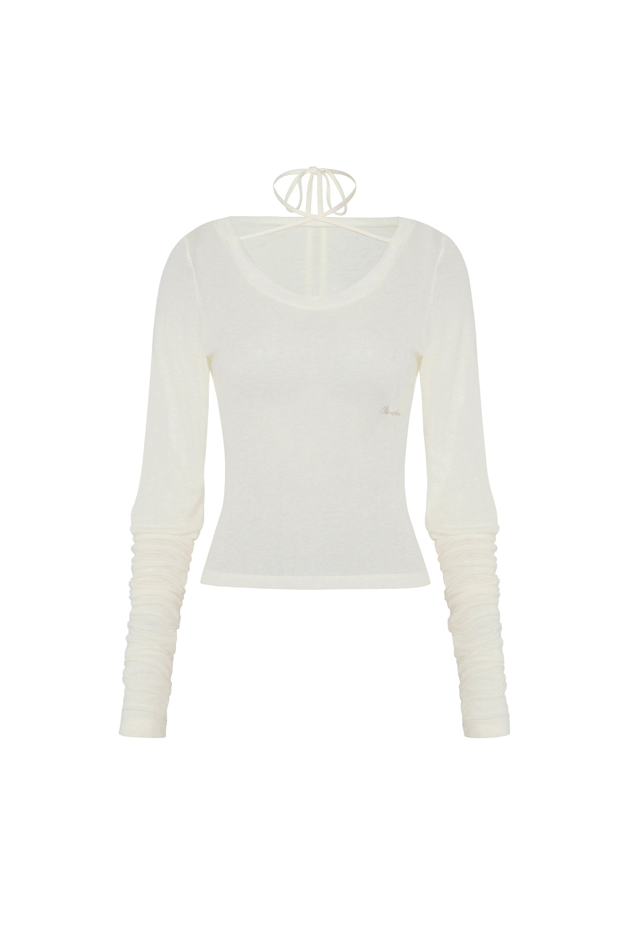 pain-or-pleasure-fw-25-wing-shirring-top-ivory-ivory-s