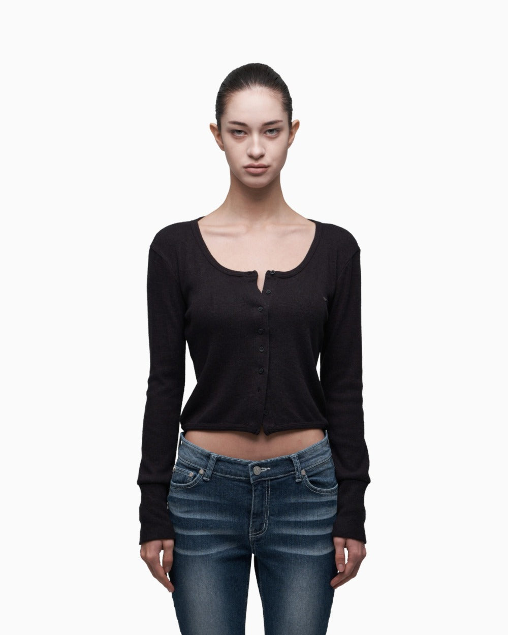 synerjyn-fw-26-slim-rib-knit-cardigan-black-black-s