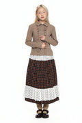 youthbath-ss-26-double-button-frill-check-shirt-brown-brown-s