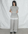 fancy-club-ss-25-frill-lace-button-sweatpants-(melange-gray)-f25qd899