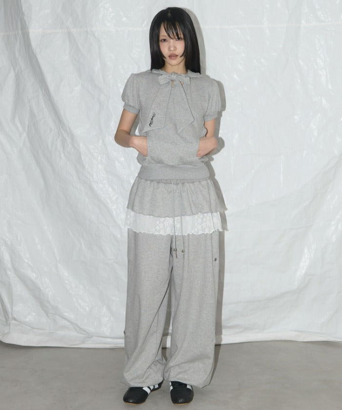 fancy-club-ss-25-frill-lace-button-sweatpants-(melange-gray)-f25qd899