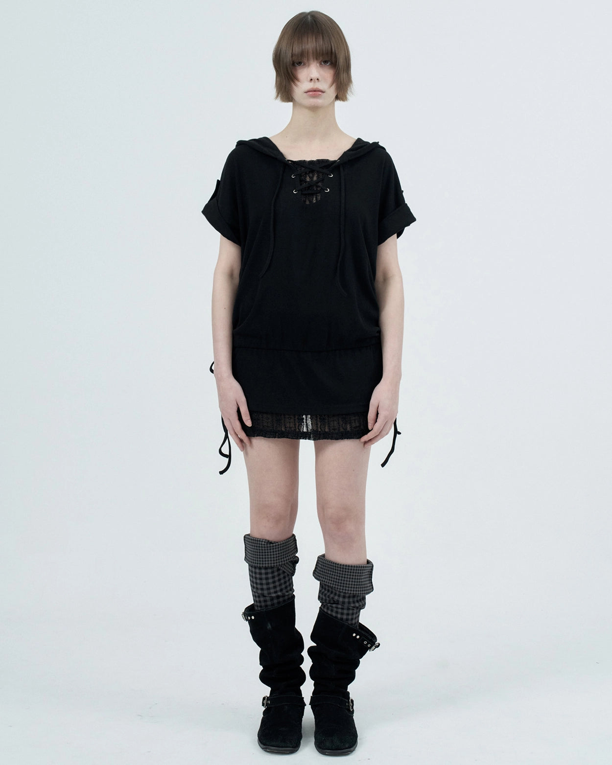 fazed-ss-25-eyelet-lace-hood-op-/-black