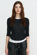 makeatoast-ss-26-layered-two-tone-sleeve-top-black-black-s